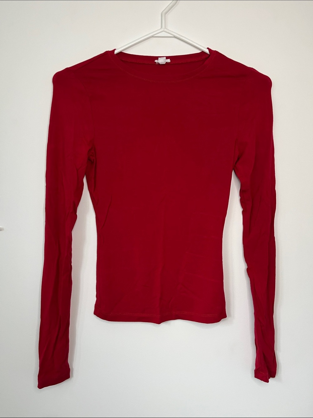garage red long sleeve